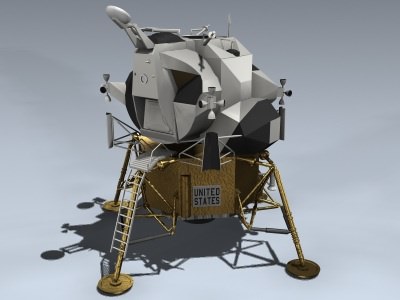 LEM - Modello 3D - Lunar Excursion Module